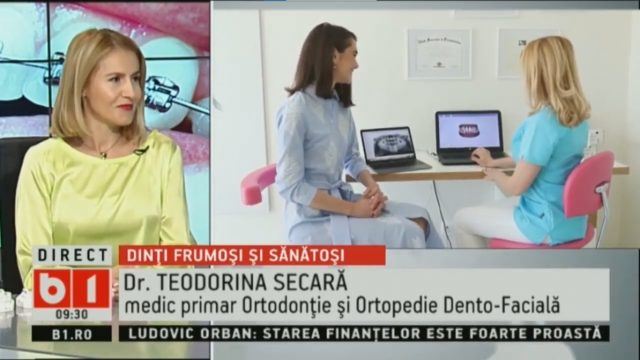 Avantajele aparatului dentar Invisalign – dr. Teodorina Secară I B1TV