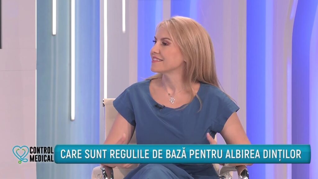 Despre albirea dentara cu Dr. Teodorina Secara la CONTROL MEDICAL, Metropola TV
