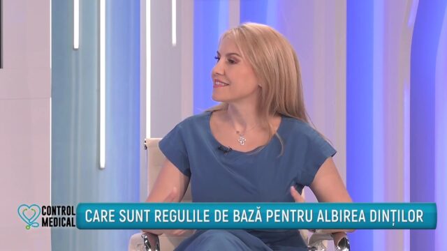 Despre albirea dentara cu Dr. Teodorina Secara la CONTROL MEDICAL, Metropola TV
