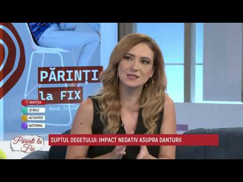 Dr. Teodorina Secară la Părinți la fix – Obiceiurile vicioase care afectează zâmbetul copiilor