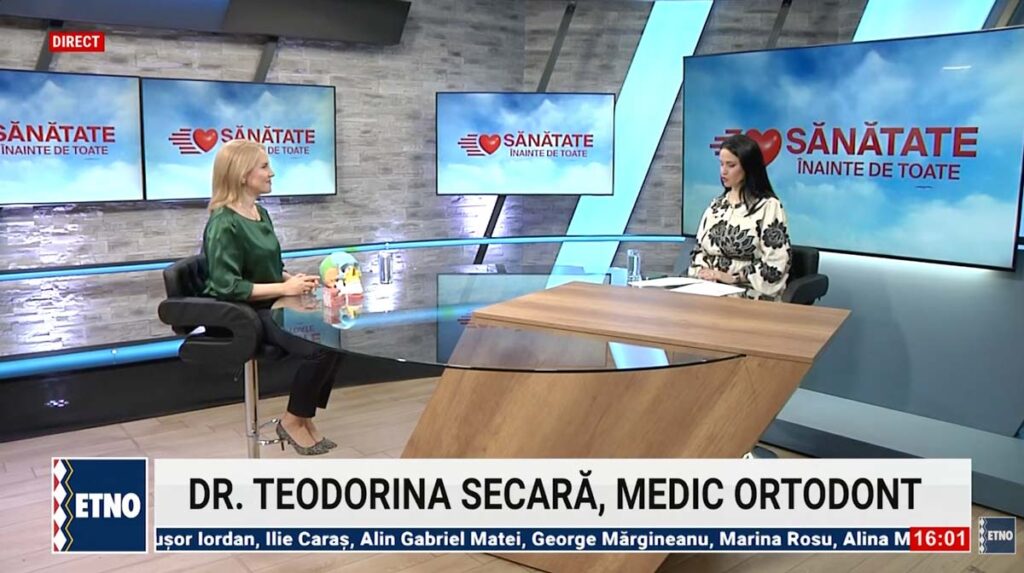 Etno TV– Beneficiile tratamentelor ortodontice. Sanatate inainte de toate – Dr. Teodorina Secară